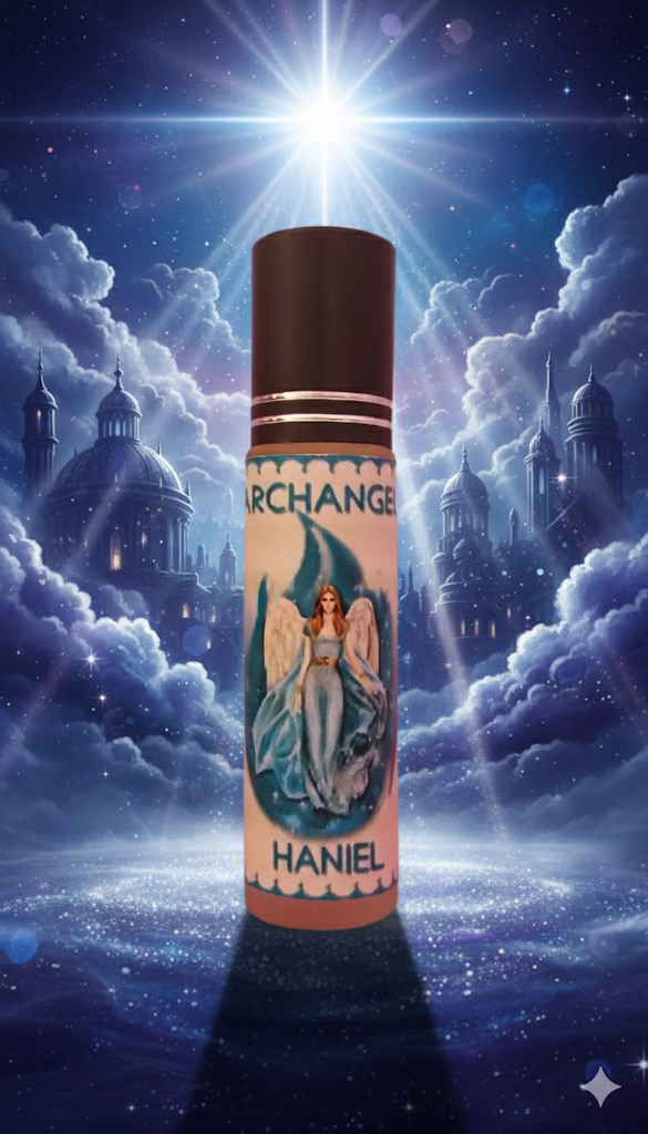 Archangel Haniel Roll-On Oil for Beauty, Luck, and Positive Transformation. Harmonious Wings 10 ml