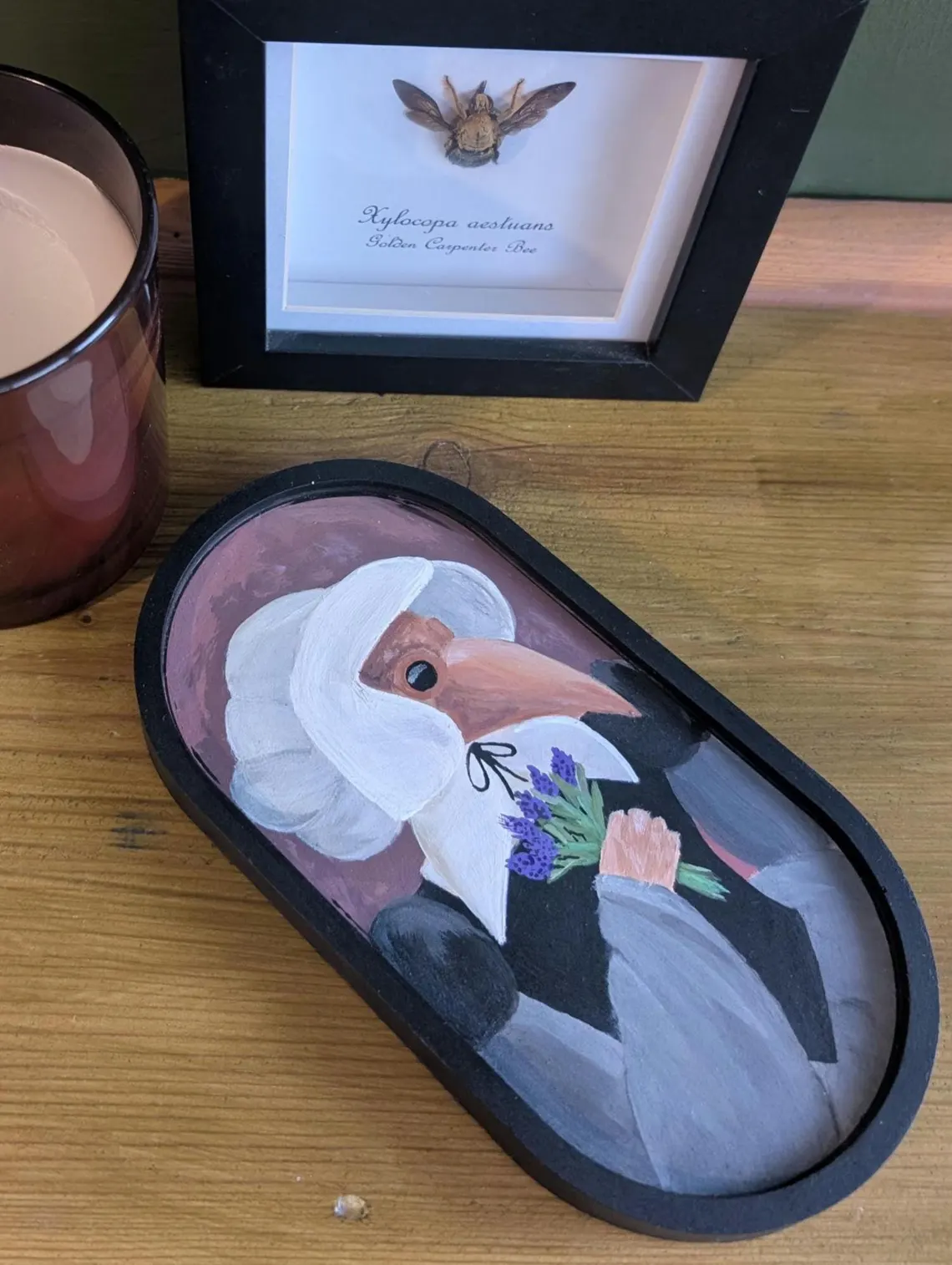 Plague Doctor (Lavender) Trinket & Jewellery Tray