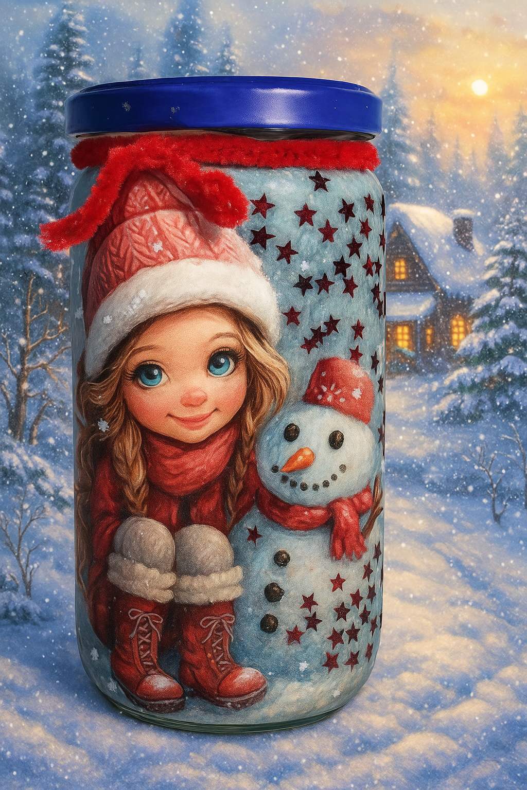 A Touch of Holiday Magic - Christmas Jar