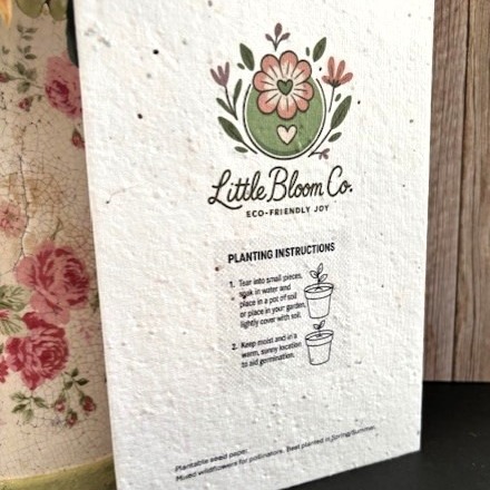Wedding Card – Plantable Wildflower Seed Card