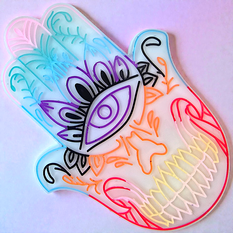 Resin Hand of Hamsa