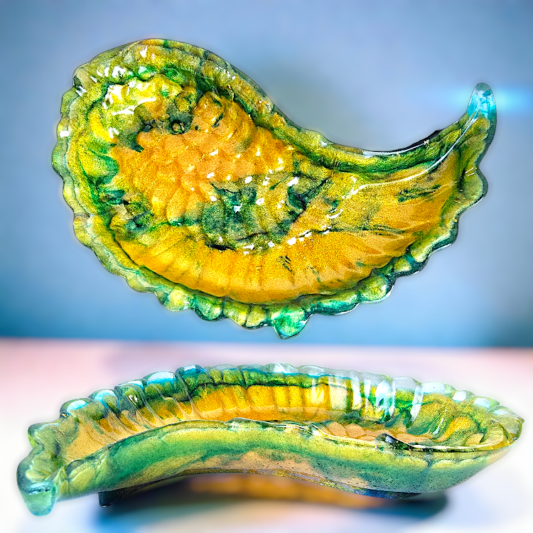 Angel Wing Trinket Tray Resin