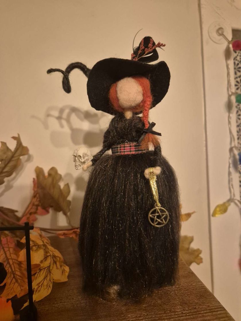 Myrtle, the Witch - Handmade in Wool & Felt