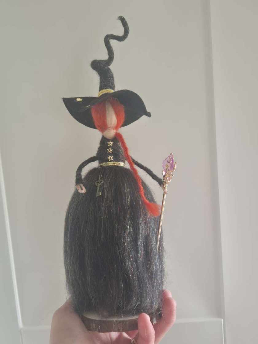Sable, Chaos Witch - Handmade in Wool & Felt