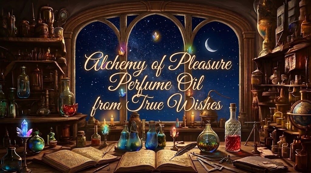 Alchemy of Pleasure Perfume Oil: A Fragrant Elixir of Bliss. Bottle 10 ml.