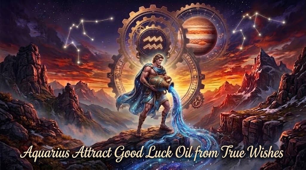 Aquarius Attract Good Luck Oil: A Fortuitous Gateway to Success and Abundance 10ml