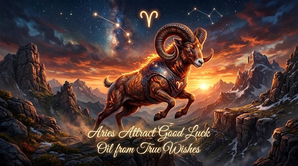 Aries Attract Good Luck Oil: Embrace the Energetic Flow of Good Fortune  10ml