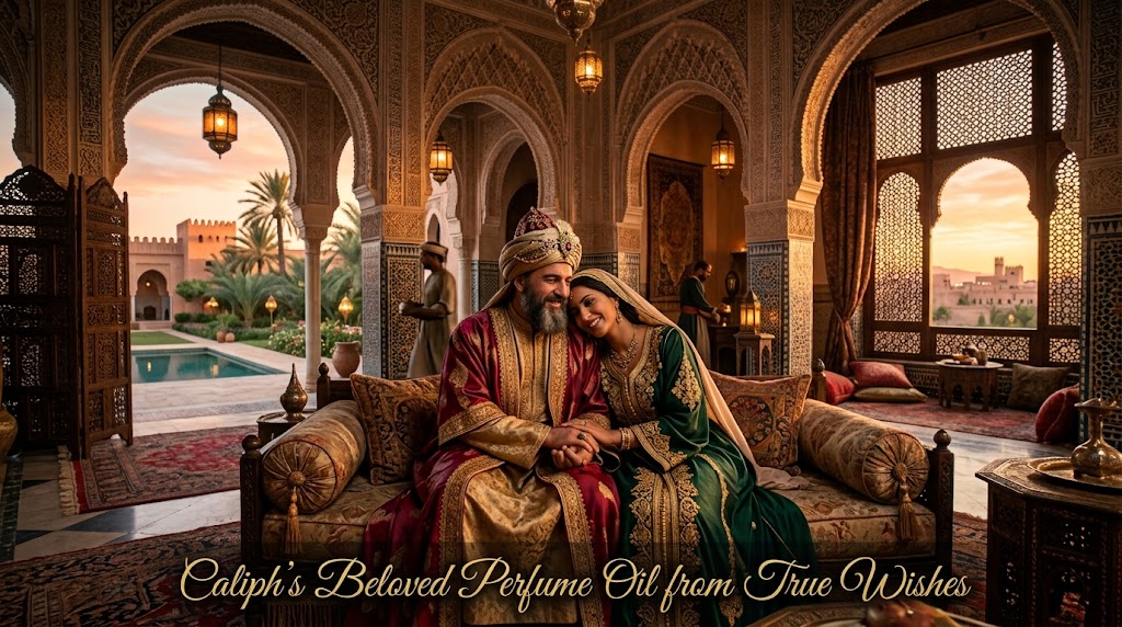 Caliph's Beloved Perfume Oil 10 ml. Step into a world of regal charm and romantic mystique