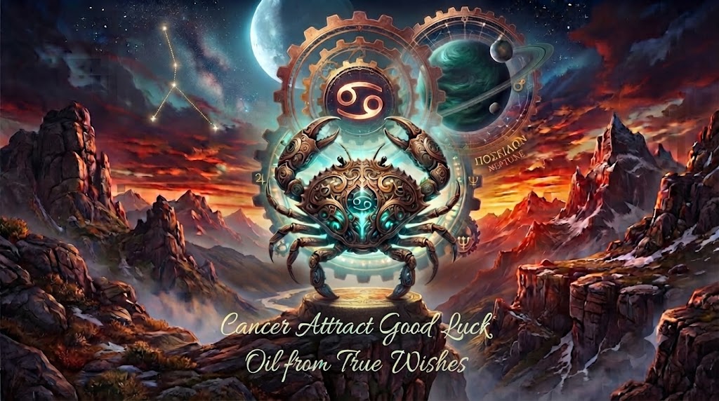 Cancer Attract Good Luck Oil: Nurturing Your Path to Emotional Bliss and Luck  10ml
