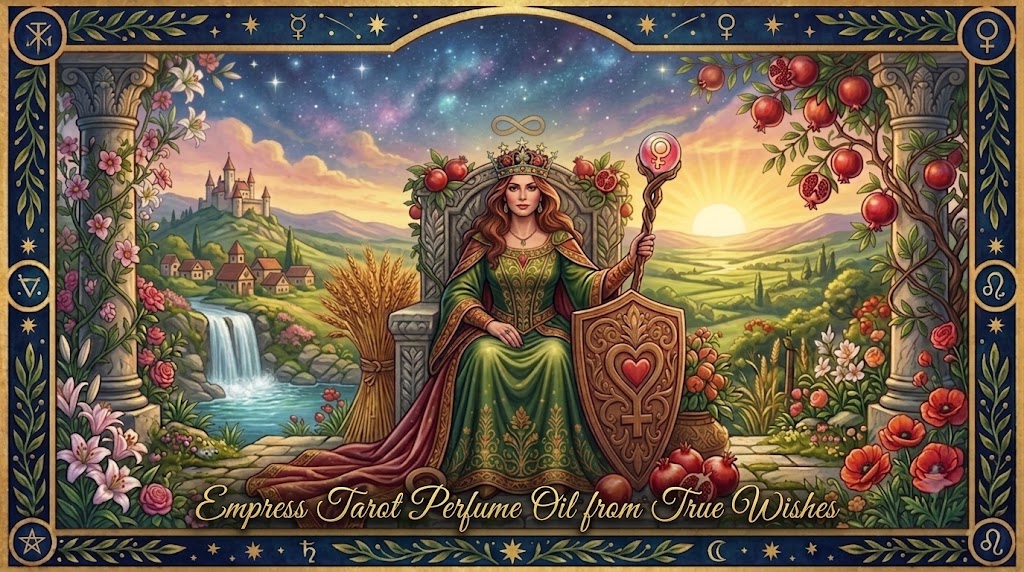 Empress Tarot Perfume Oil: Embrace Your Feminine Essence. Bottle 10 ml.