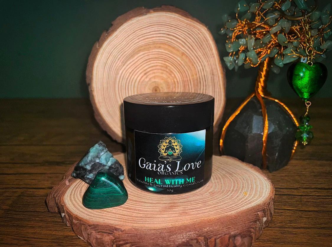 Gaia's Love Organics ♡ Heal with ME Crystal Healing Cream 100g
