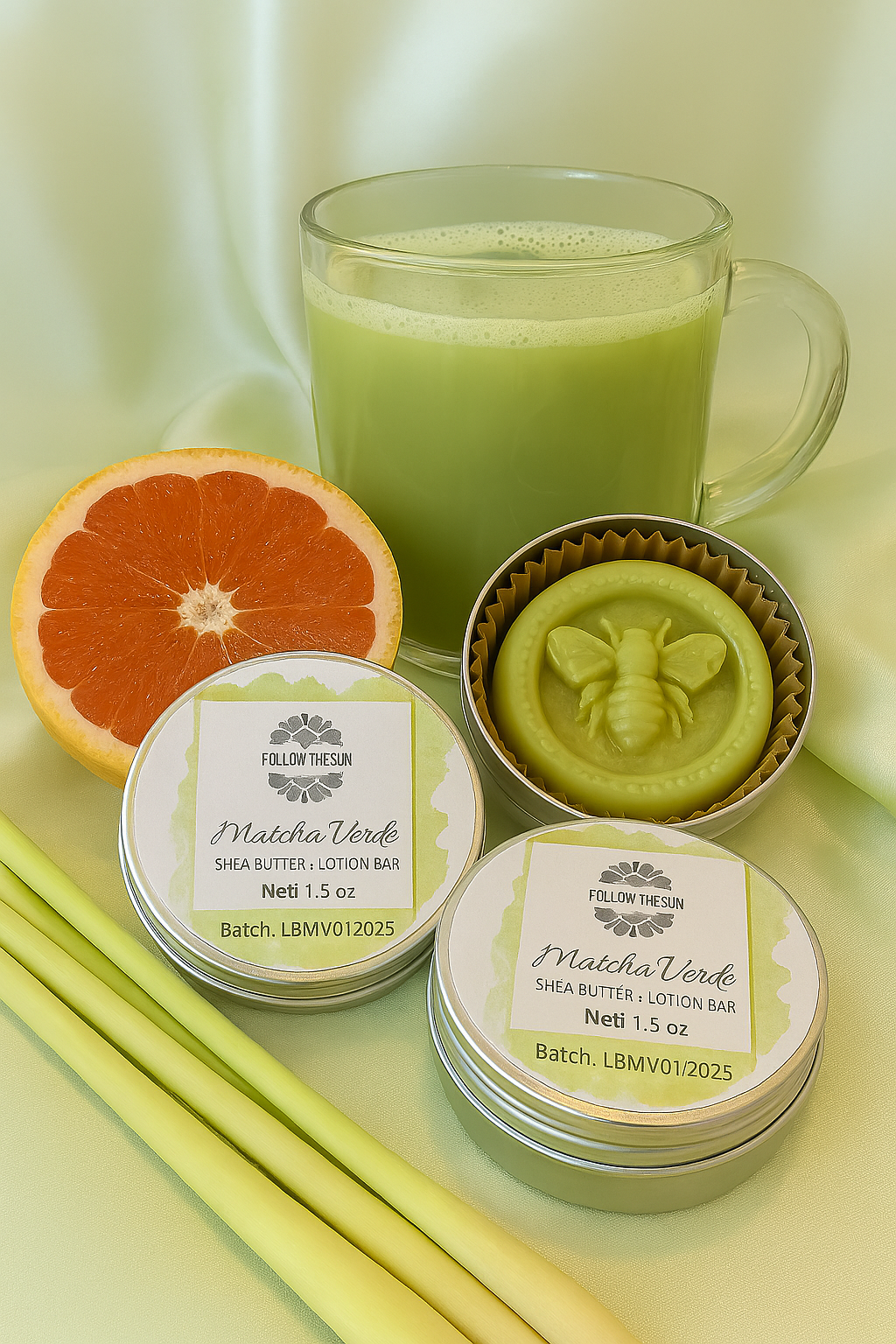 Lotion Bar, Matcha Verde