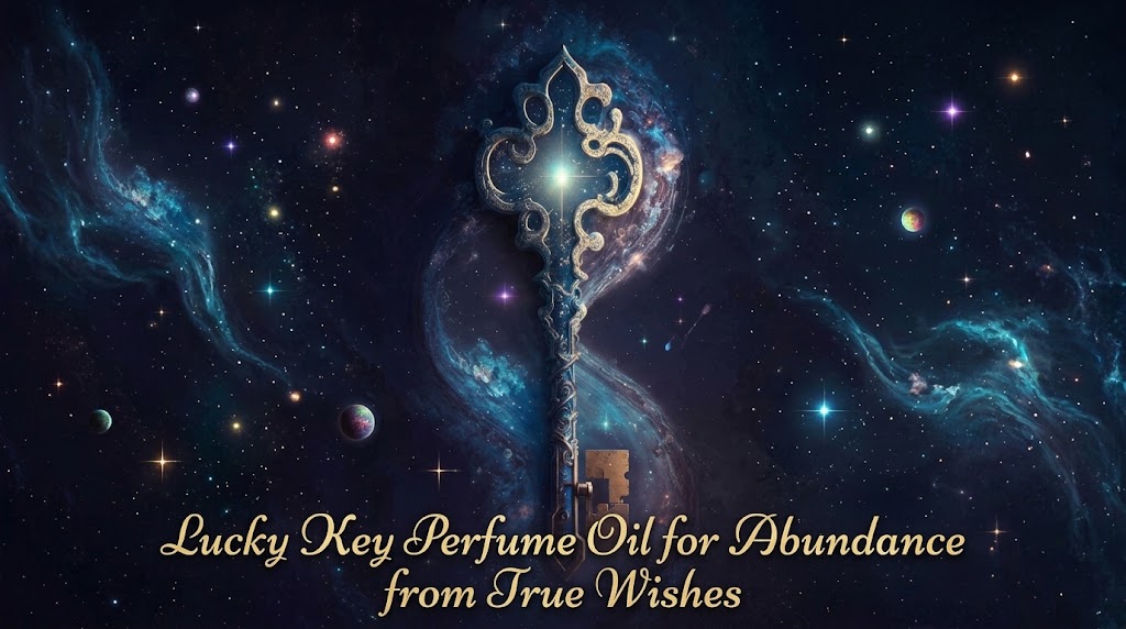 Lucky Key Perfume Oil for Abundance: Unlocking Prosperity and Good Fortune. Bottle 10 ml.