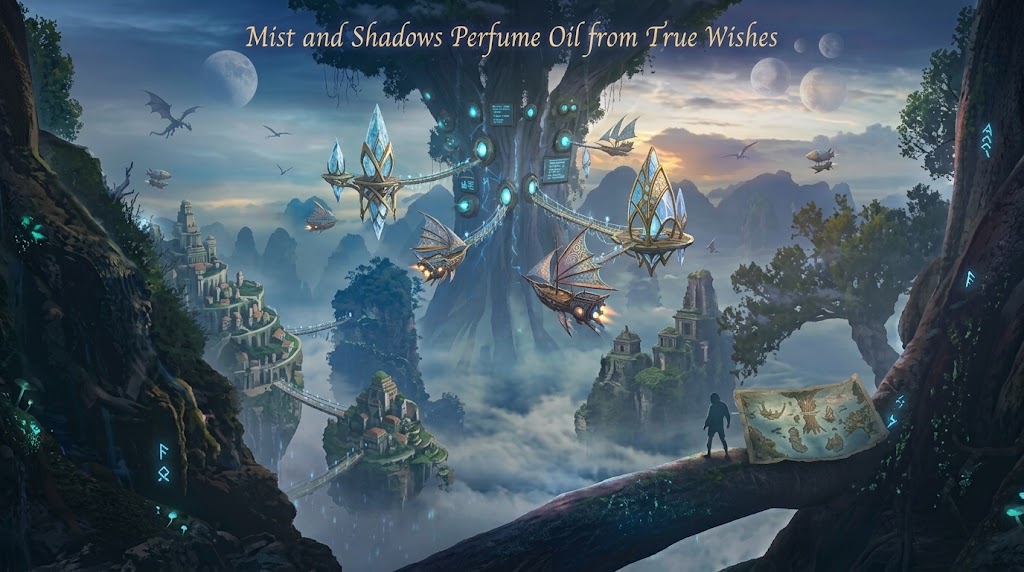 Mist and Shadows Perfume Oil. Elegance in Enigma. Bottle 10 ml.