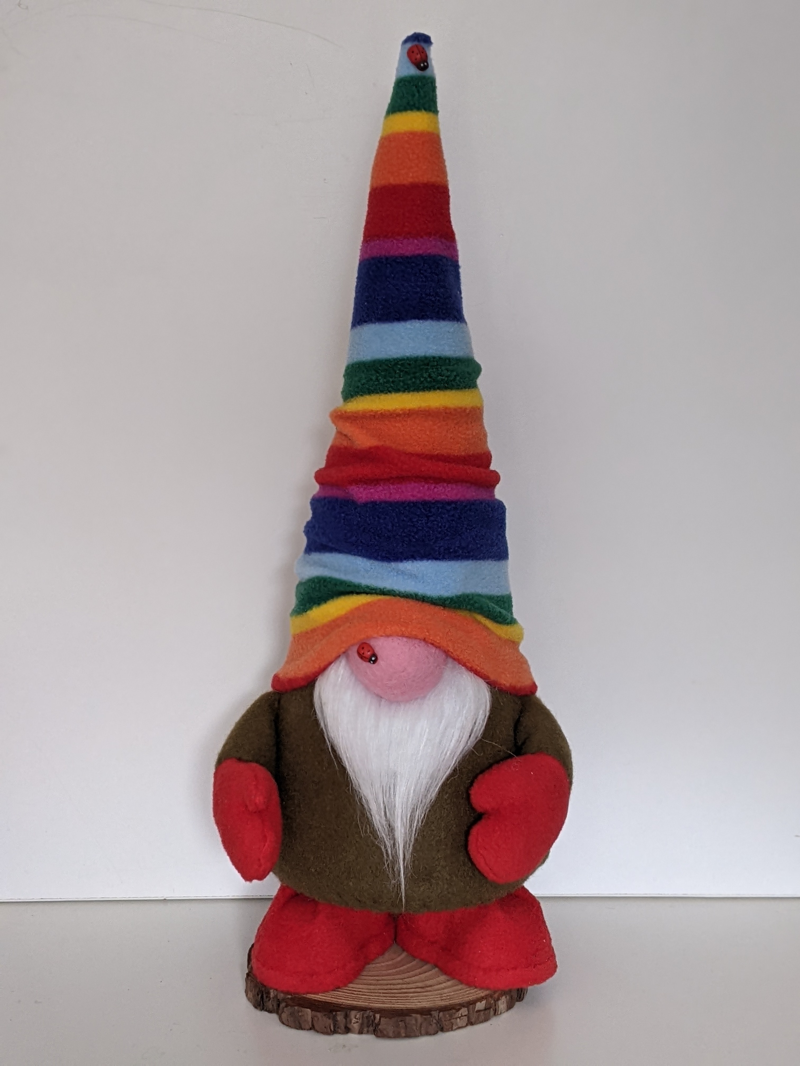 Gnome looking for Adoption, Felt and Fleece