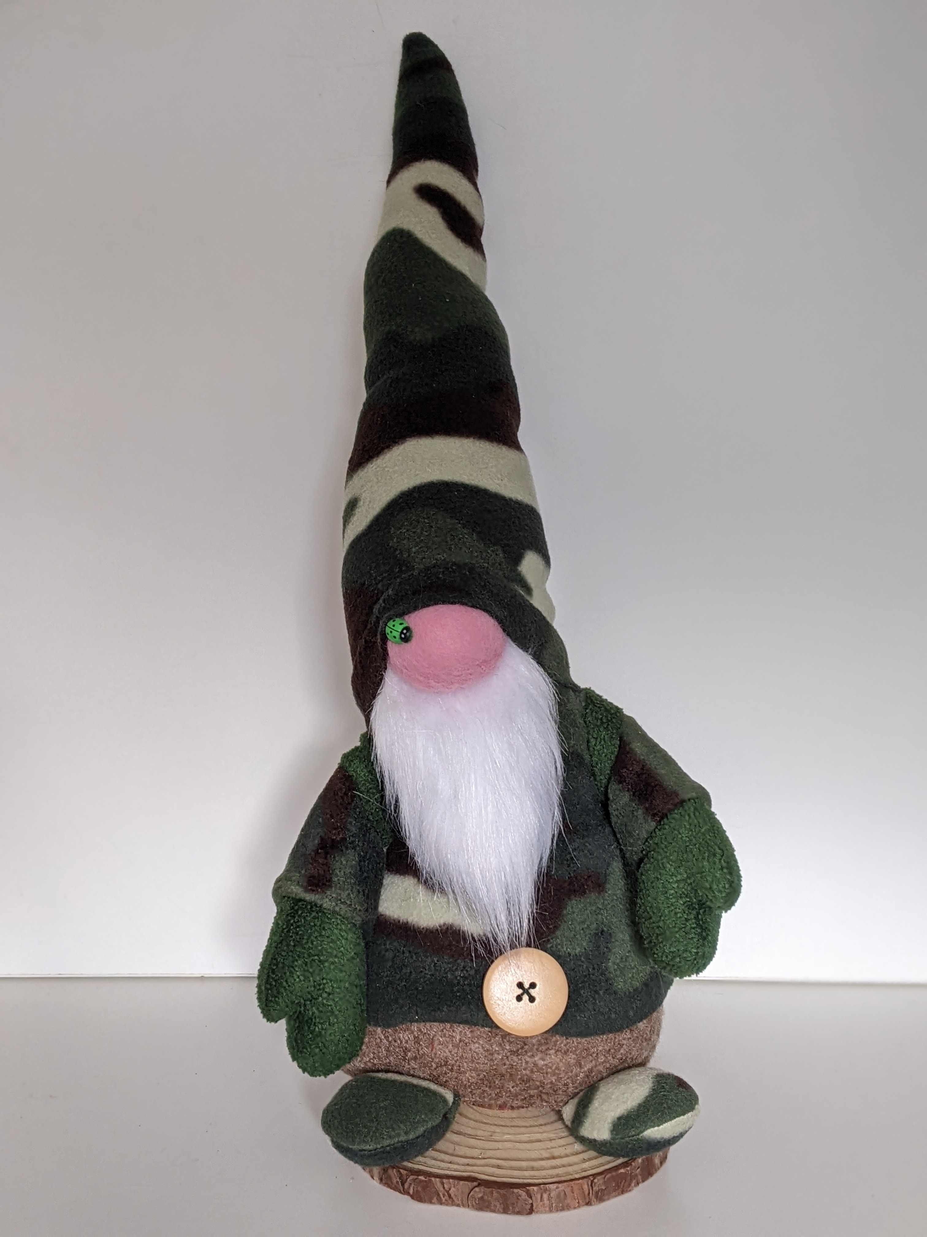 Roaming Gnome, Felt and Fleece