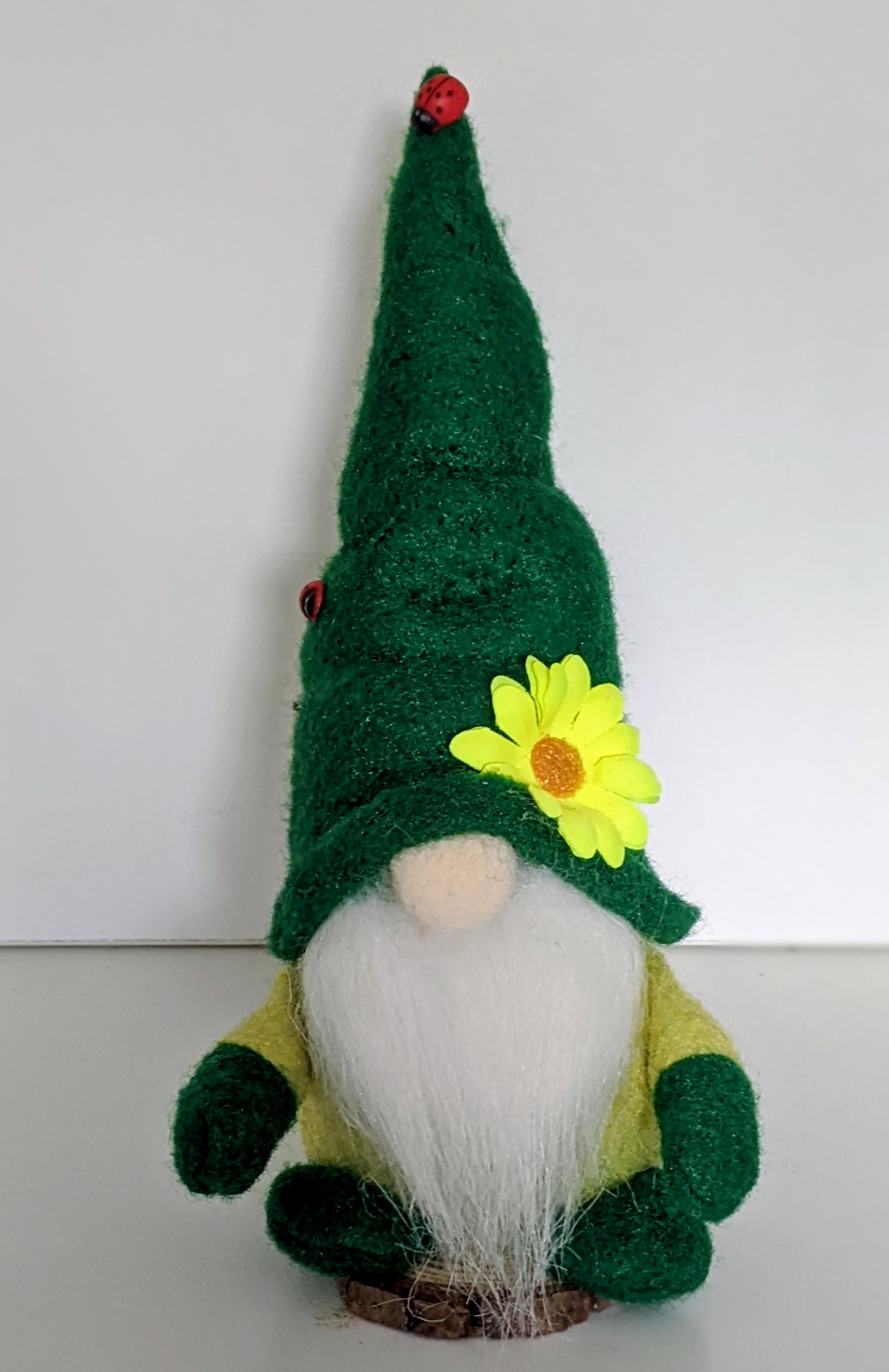 Cute Small Gnome, Felt and Fleece.