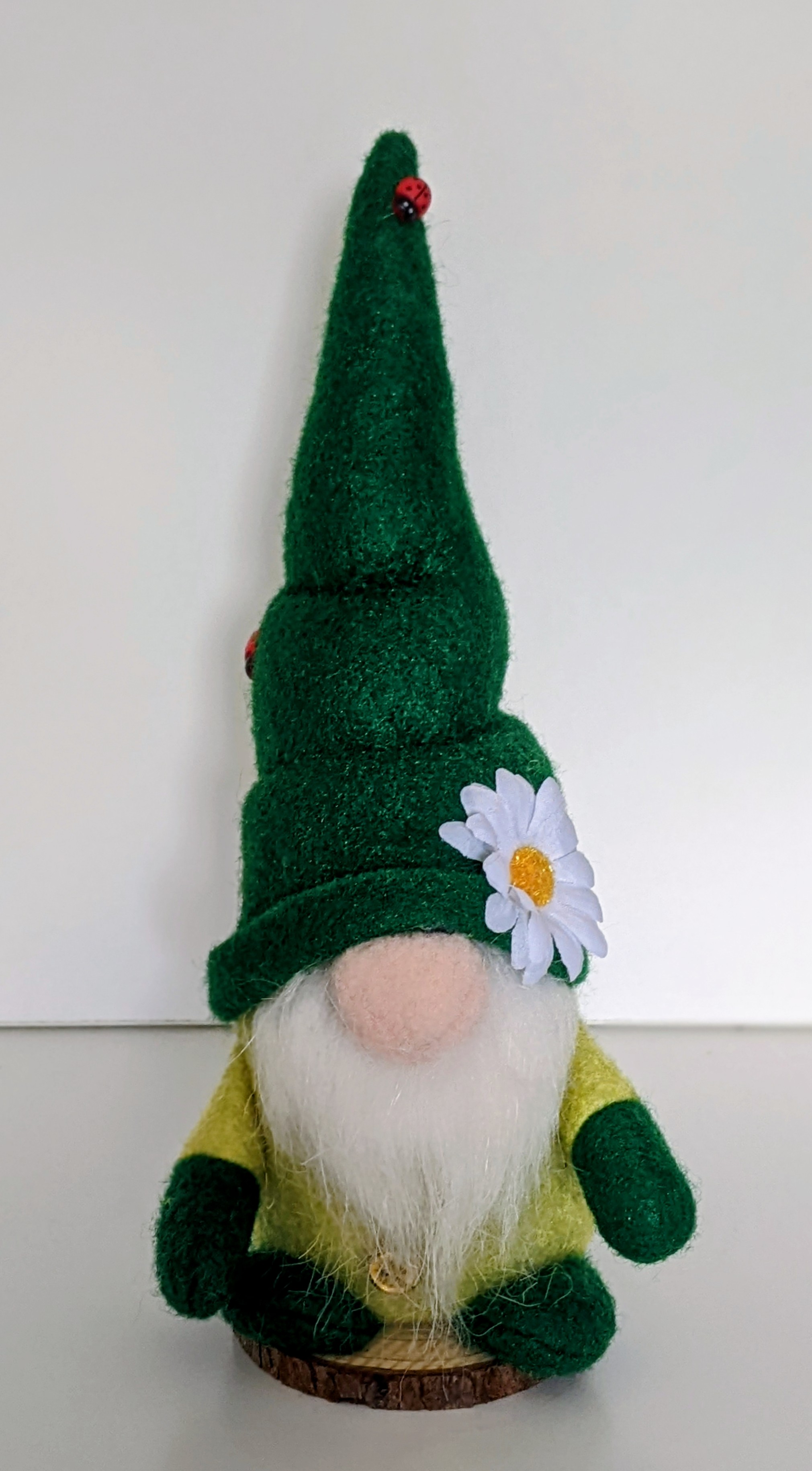 Cute, Small Gnome. Felt and Fleece.
