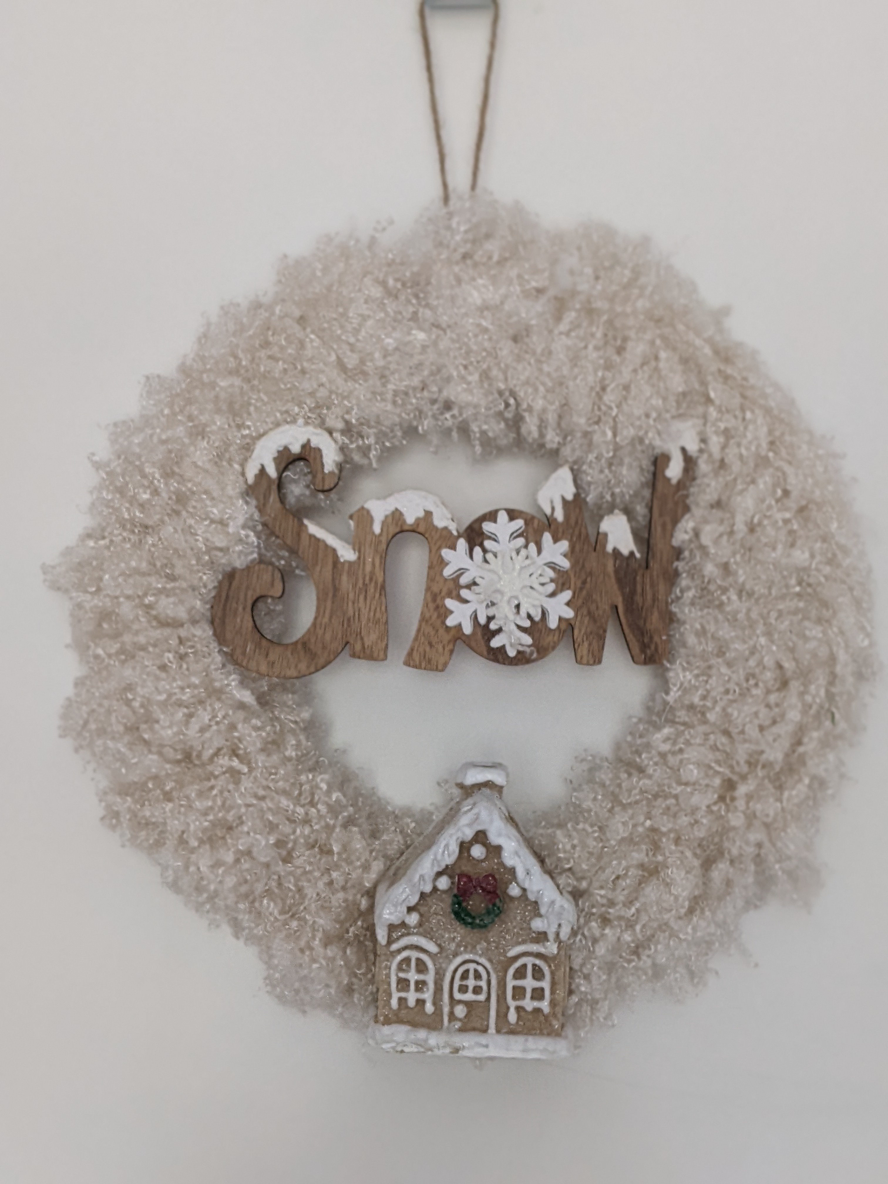Gingerbread Christmas wreath.
