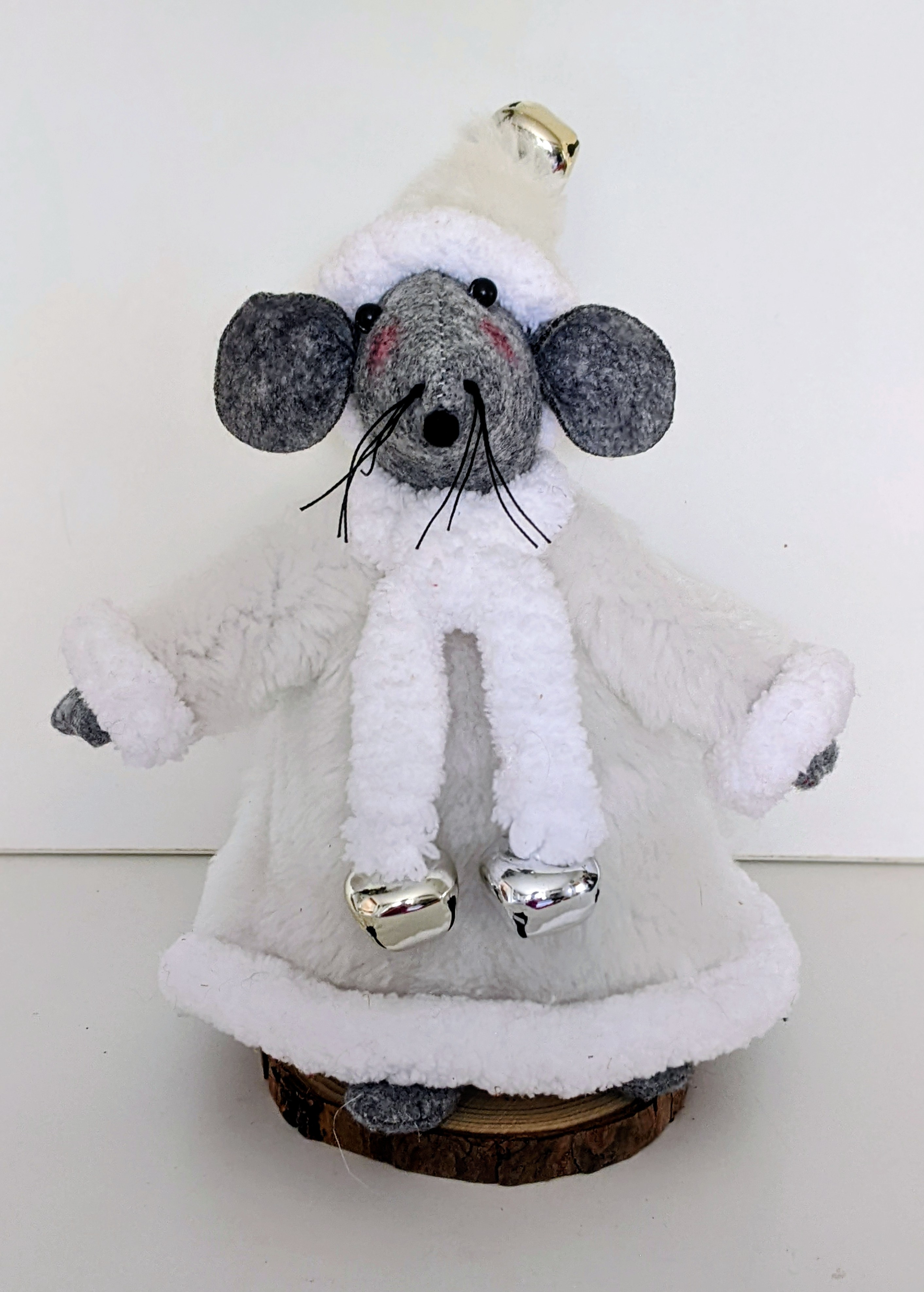 Mrs. Mouse. Felt, Fleece.