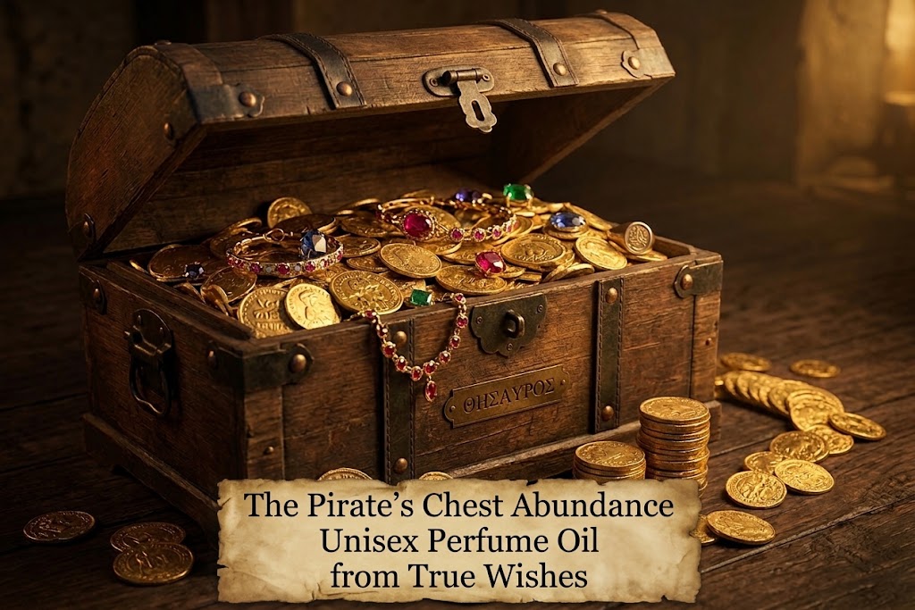 The pirate's chest abundance unisex perfume oil - Attract Abundance and Financial Blessings - 10ml Bottle magic oil. Filter for economic growth