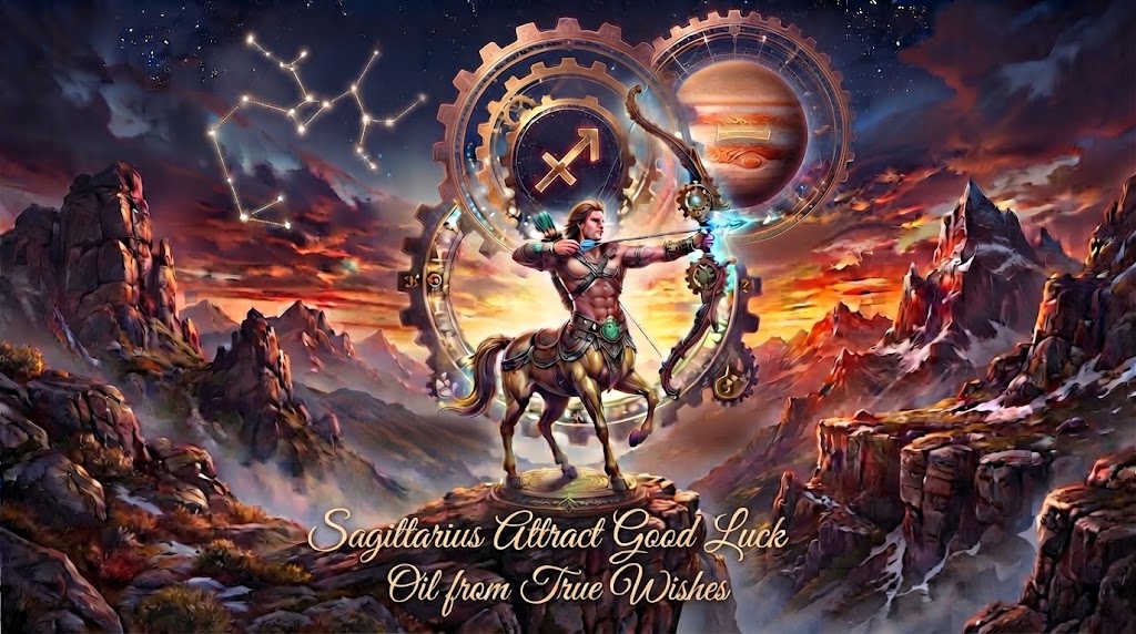 Sagittarius Attract Good Luck Oil: Embrace Your Cosmic Journey to Fortune and Positivity  10ml