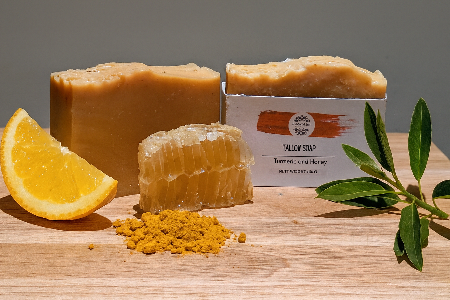 Tallow Soap, Turmeric & Honey