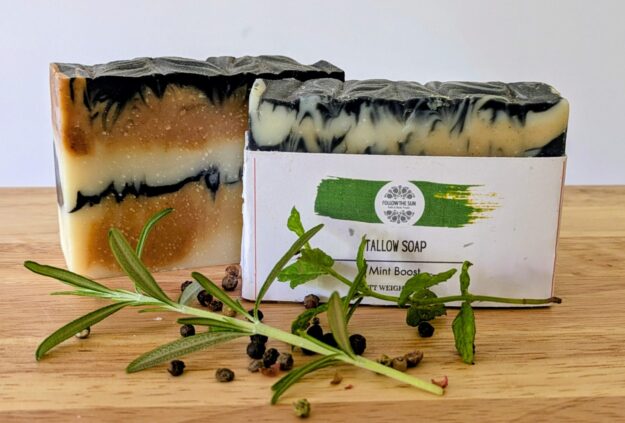 Tallow Soap, Mint Boost
