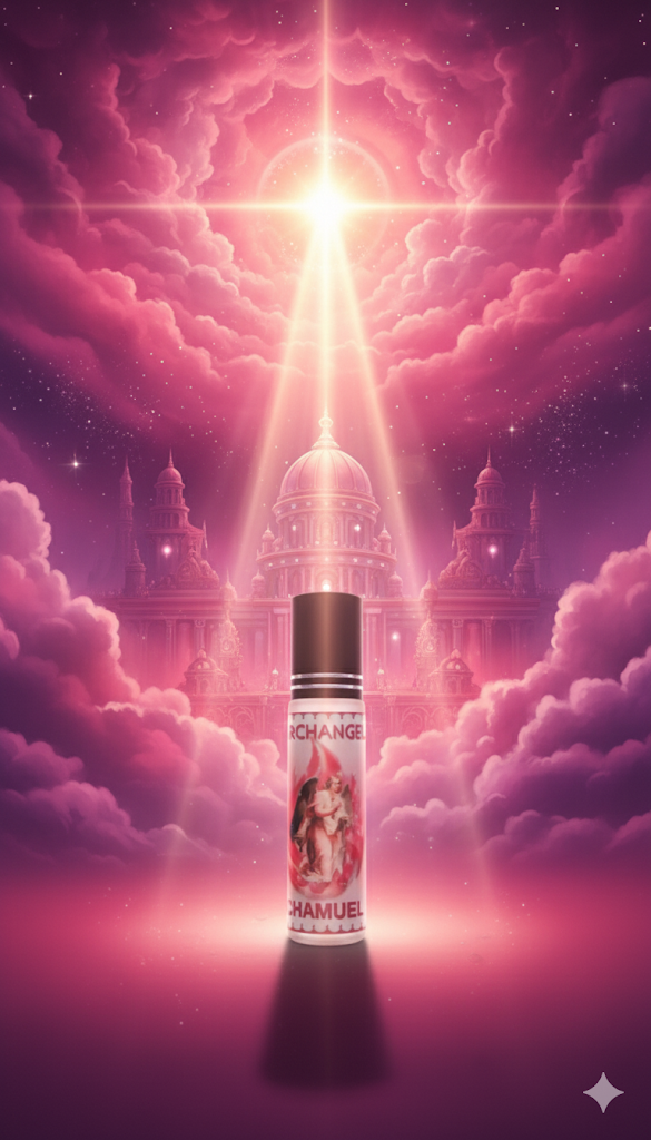 Archangel Chamuel Roll on Oil. Prayer, chakra, negative energy ritual, religious
