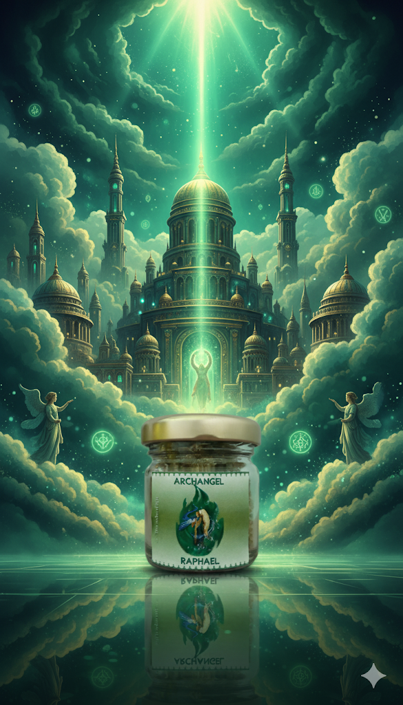 No24 Archangel Raphael Incense health, Seraphim,prosperity ,happiness,healing, divine inspiration,chakra,medical,illness,vision,divine love