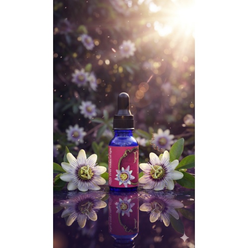 Passionflower tincture. For anxiety, insomnia, nervous disorders seizures and healing. Can keep you calm because has calming effects