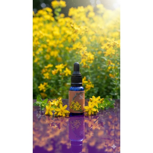 St John's Wort Tincture. Anxiety tension neuralgias seasonal affective disorder