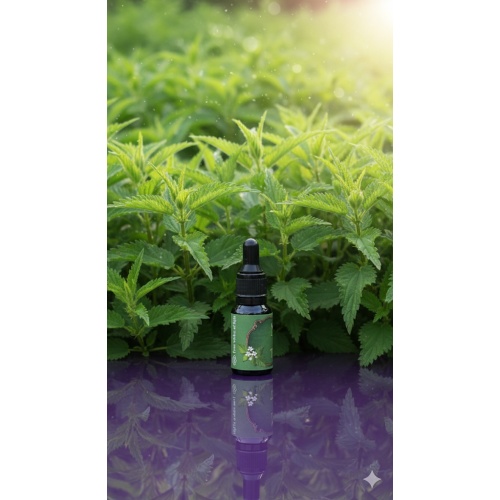 Nettle Tincture. Contains vitamins C and K, B vitamins, calcium, magnesium, iron