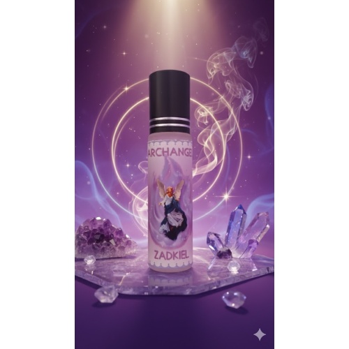 Archangel Zadkiel's Radiant Blessings: A Joyful Journey of Love, Forgiveness, and Freedom with our Roll-On Essential Oil 10ml