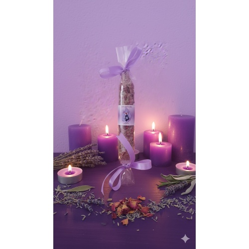 Archangel Zadkiel candle. For joy, love, forgiveness, freedom and mercy