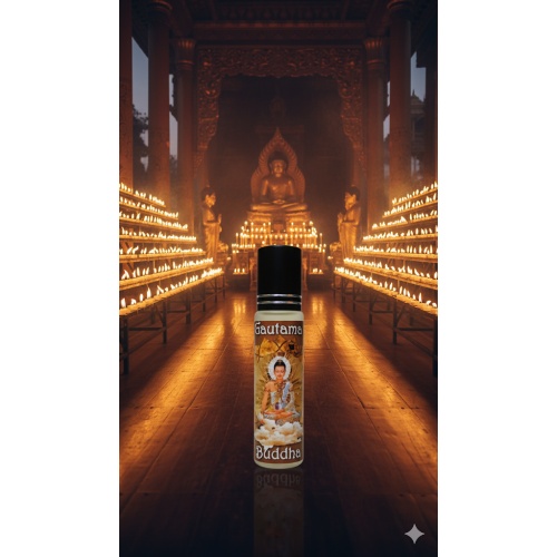 " Gautama Buddha Ascended Master Roll-on Oil: Embrace Divine Love from the Heart of Shamballa" Glass bottle contains 10ml