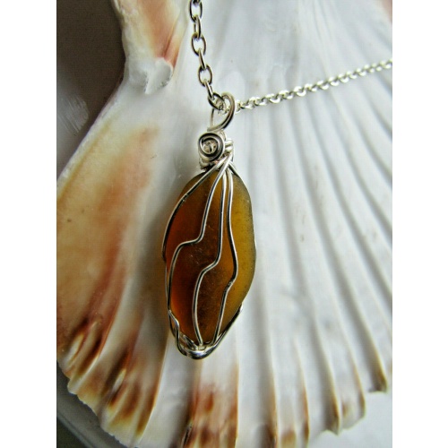 bMystic Water Witch sea glass Pendant from personal collection Powerful Magick