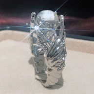 Offer SWAN 925 SILVER DOUBLE SPELL INFUSED RING FOR LOVE