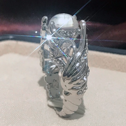 SWAN 925 SILVER DOUBLE SPELL INFUSED RING FOR LOVE