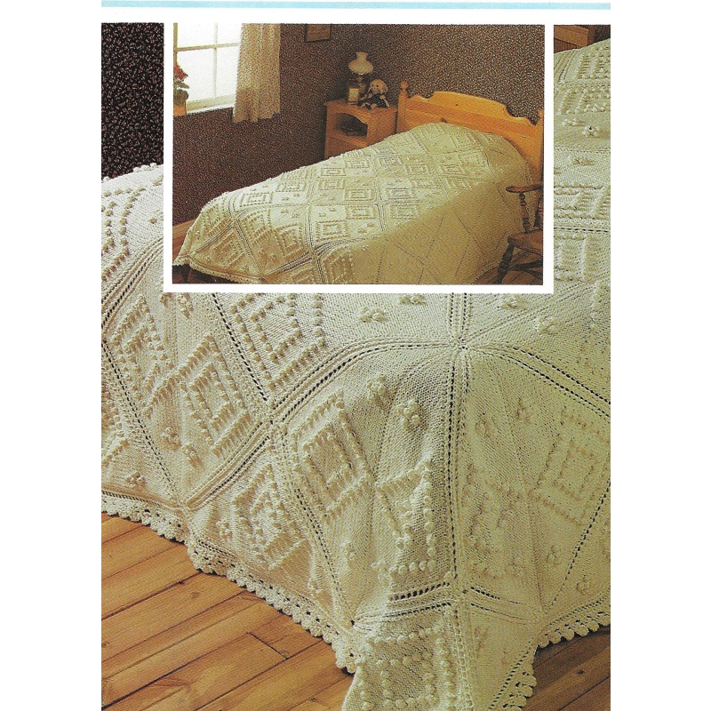 Cotton Bedspread Knitting Pattern