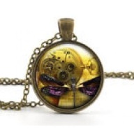 DRAGONFLY SPELL INFUSED PENDANT TO HELP LIVE IN THE MOMENT