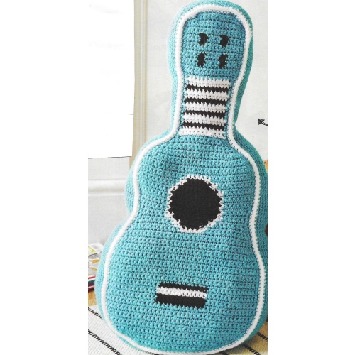 Ukulele / Guitar cushion toy Crochet Pattern