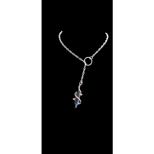 Silverplated Glass Crystal pendant