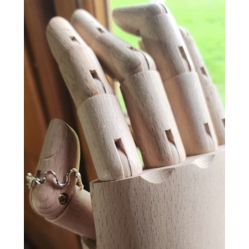 Freeform sterling silver ring (U)