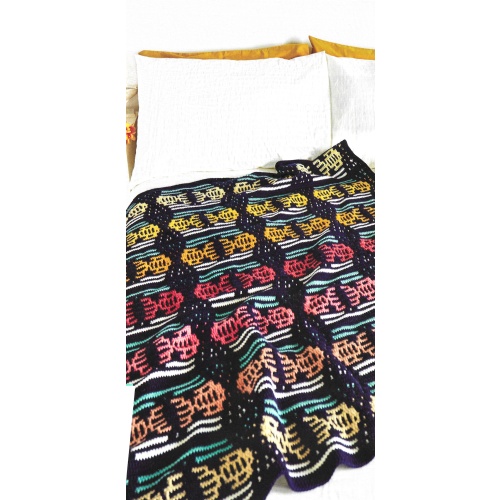 Tropical Fish Blanket Crochet Pattern