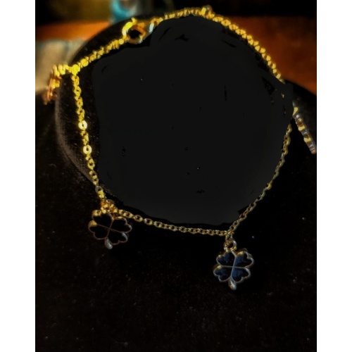 Designer inspired cloverleaf bracelet