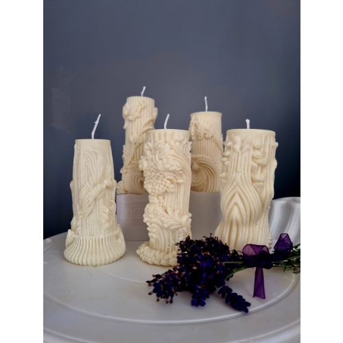 Luxury Sculpted Pillar Candles