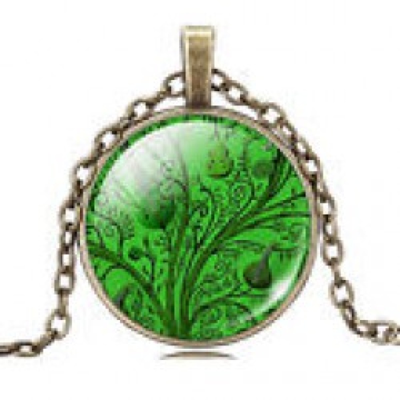 Offer GREEN FLOWERS SPELL INFUSED PENDANT FOR PEACE AND HARMONY