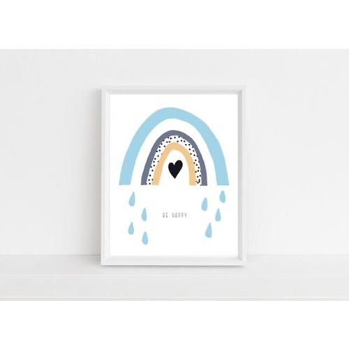 Nursery décor Be Happy