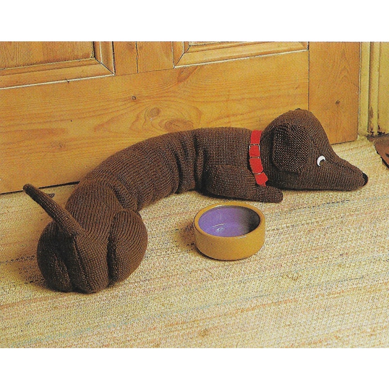Dachshund Draught Excluder Knitting Pattern